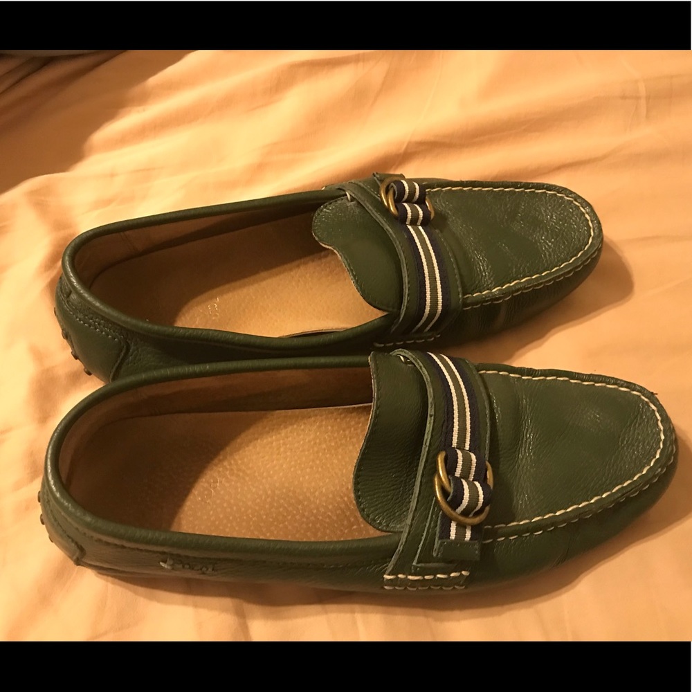 Polo Driving Driving Loafers Size 12 Green